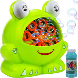 Zeepbellen machine kikker