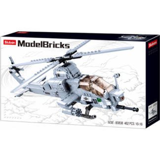 Sluban Gevechts Helicopter - 482 PCS