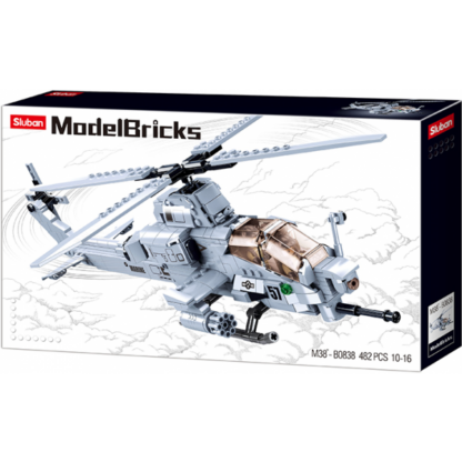 Sluban Gevechts Helicopter - 482 PCS