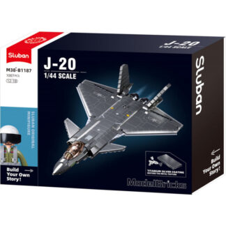 Sluban J20SS Stealth Aircraft metaalgecoate versie